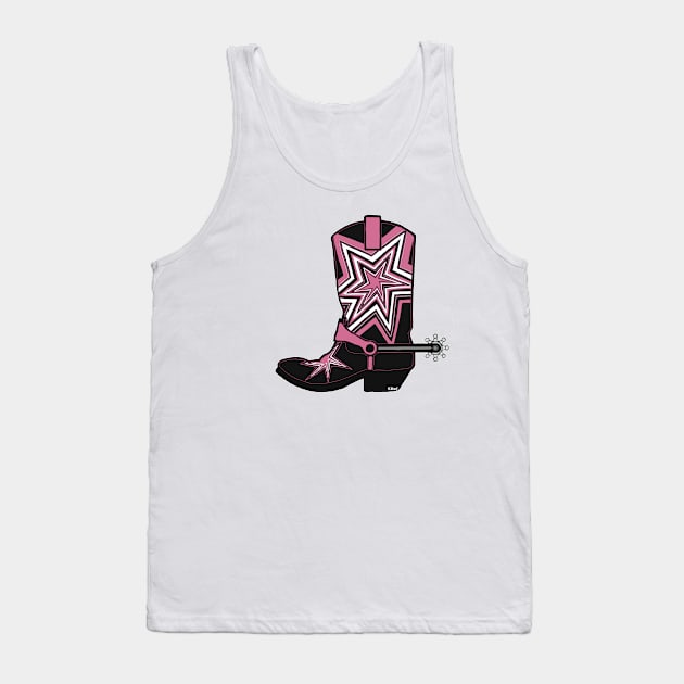 Star Boot Tank Top by KBILU_Art